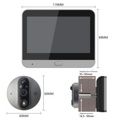 Peephole Camera doorbell WiFi